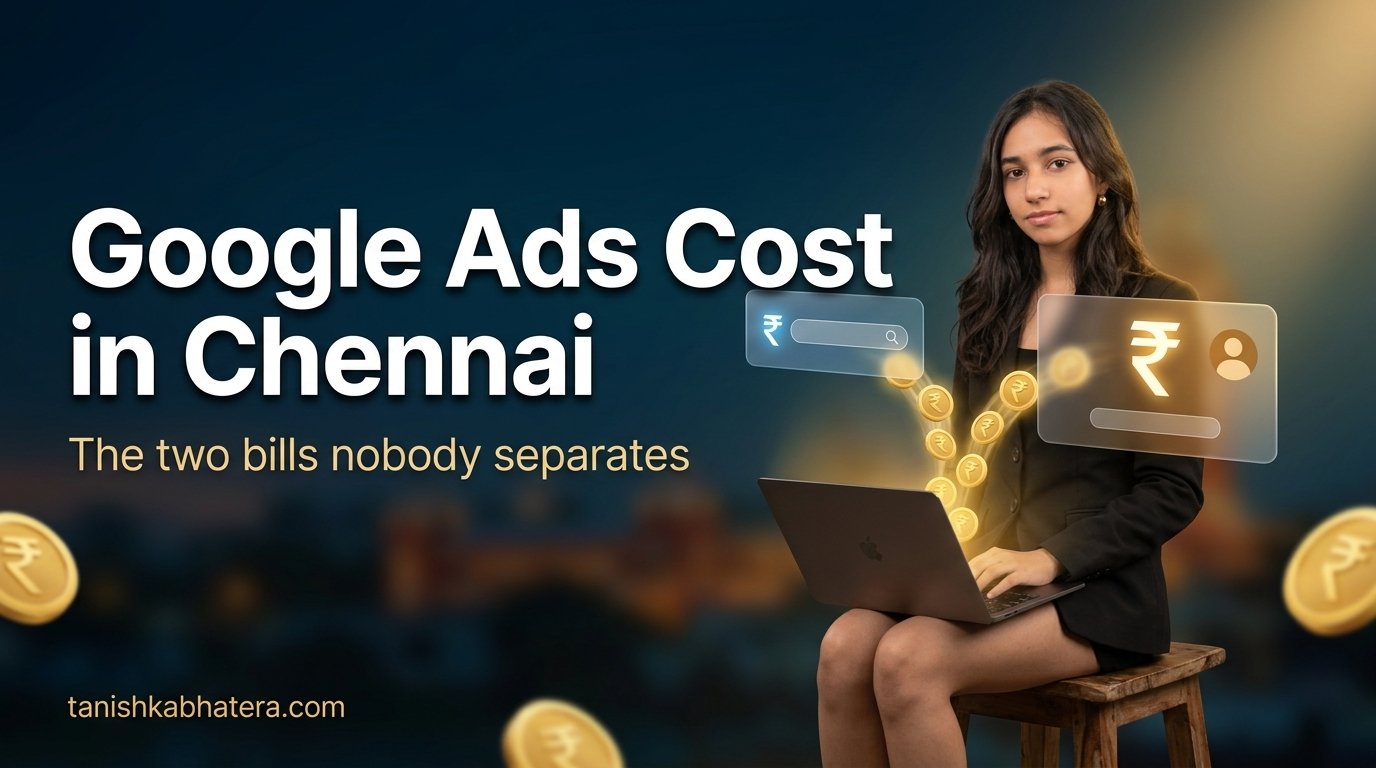 Google Ads Cost in Chennai: The Two Bills Nobody Separates
